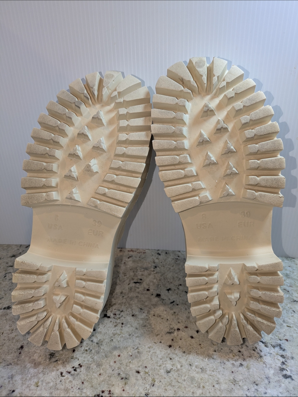 Jeffrey Campbell Ivory Platform Mule Clogs Lug Sole Slip On Shoes Women's 8 EU39 - Picture 7 of 10